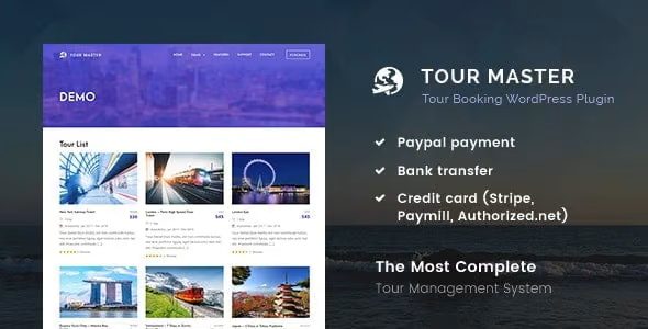 Tour Master v5.0.5 Tour Booking, Travel, Hotel