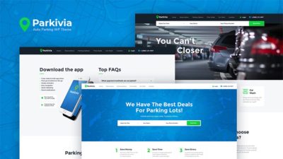 Parkivia v1.1.7 Auto Parking & Car Maintenance WordPress Theme