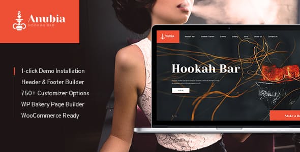 Anubia v1.0.9 Smoking and Hookah Bar WordPress Theme #
