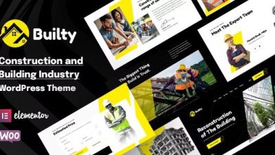 NFixed* Builty v1.1.2 Construction WordPress Theme