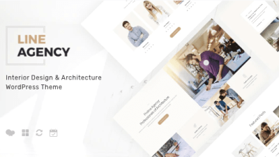 Line Agency v1.2.5 Interior Design & Architecture WordPress Theme #