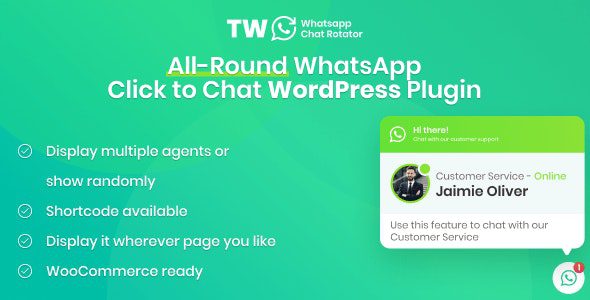 WhatsApp Chat for WordPress and WooCommerce v.1.1.1 Download
