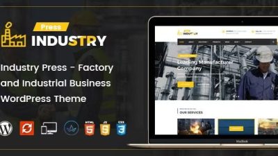 Industry Press Nulled Factory and Industrial Business WordPress Theme Free Download