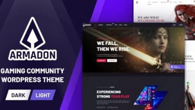 Armadon v1.1.1 – Gaming Community WordPress Theme