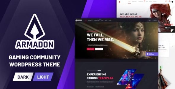 Armadon v1.1.1 – Gaming Community WordPress Theme