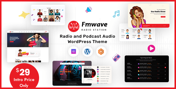 Fmwave v2.9.2 Radio Station WordPress Theme + RTL [Activated]