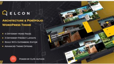 Elcon v1.0.1 – Architecture & Portfolio WordPress Theme
