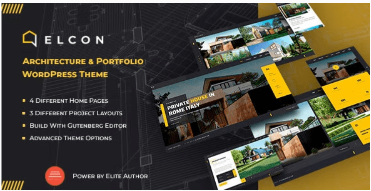 Elcon v1.0.1 – Architecture & Portfolio WordPress Theme