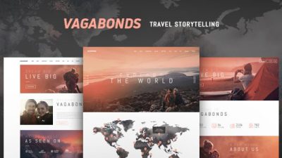 Vagabonds v1.3.6 – Personal Travel & Lifestyle Blog Theme