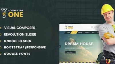 Construction One Nulled WordPress Theme Free Download