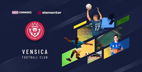 Vensica Nulled Football Club Manager Elementor Theme Free Download