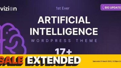 Vizion 4.0 – Artificial Intelligence AI WordPress Theme v4.1.4