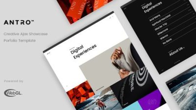 Antro – Creative Portfolio Template