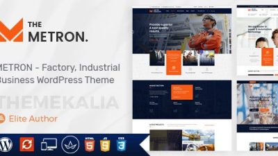 Metron v2.4 – Industry and Construction WordPress Theme