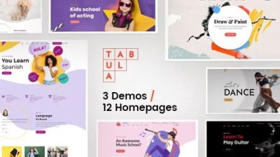 Tabula Nulled Art, Music & Language School Free Download