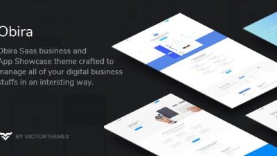 Obira v1.9.6 – SaaS Business & App Showcase WordPress Theme Download
