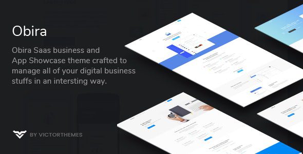 Obira v1.9.6 – SaaS Business & App Showcase WordPress Theme Download