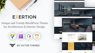 v1.3 Exertion – Architecture & Interior Design WordPress Theme Download