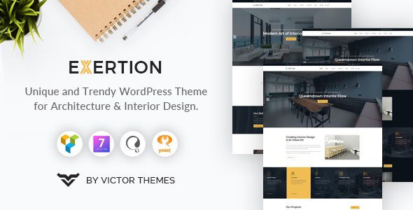 v1.3 Exertion – Architecture & Interior Design WordPress Theme Download