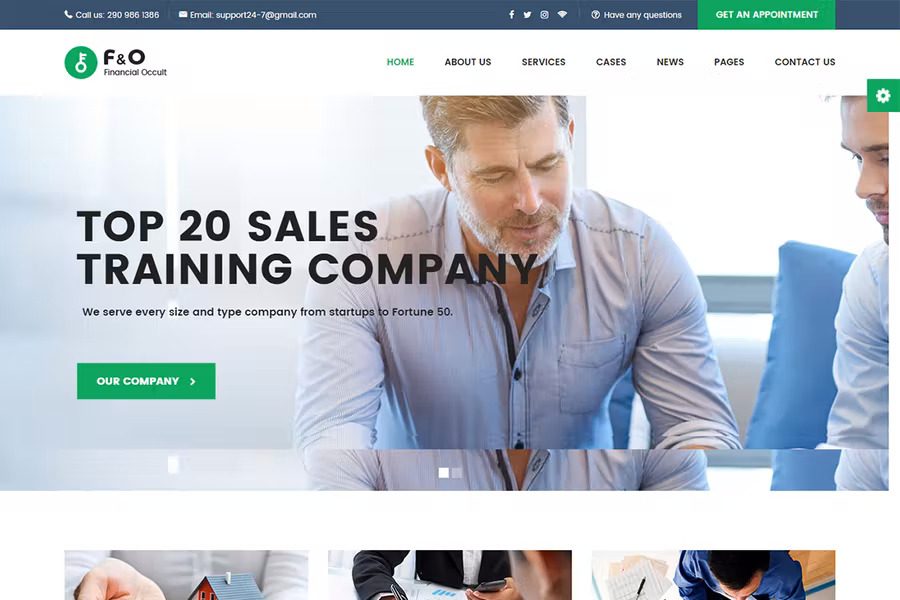 F&O v1.2.4 – Consultant Finance WordPress Theme