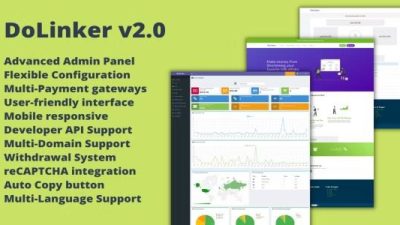 DoLinker Nulled Ultimate URL Shortener Platform Free Download