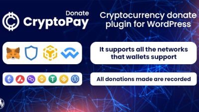 CryptoPay Donate v1.3.0 – Cryptocurrency donate plugin for WordPress