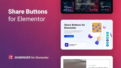 Sharinger v1.0.1 – Share Buttons for Elementor