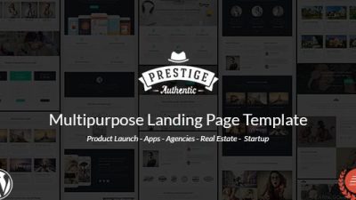 Prestige v1.3.6.2 – Multi Purpose WordPress Landing Pages