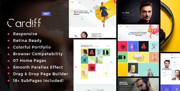 Cardiff v2.0 Multipurpose Portfolio Theme