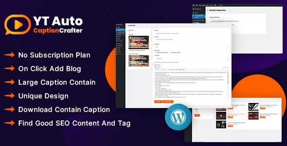 YT Auto Caption Crafter Nulled Free Download