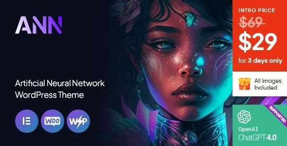 ANN Nulled Artificial Neural Network WordPress Theme Free Download