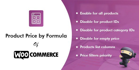 Product Price by Formula for WooCommerce v.2.4.0