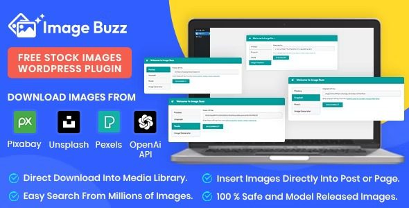 Image Buzz Nulled Free Stock Images WordPress Plugin Free Download