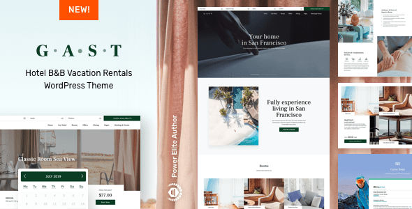 Gast v11.2 – Hotel Booking WordPress Theme [Activated]