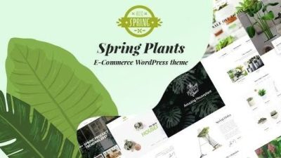 Spring Plants v3.3 Gardening & Houseplants WordPress Theme