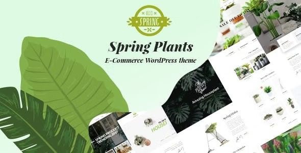 Spring Plants v3.3 Gardening & Houseplants WordPress Theme