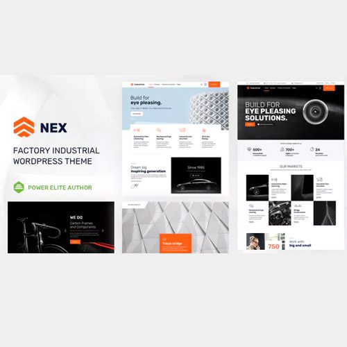 Nex v14.6 – Factory & Industrial WordPress