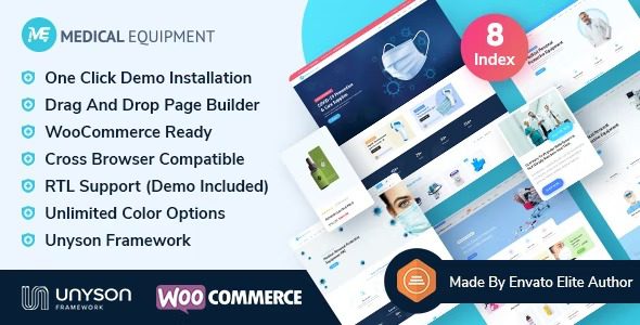 Medical Equipment Nulled eCommerce WordPress Theme Free Download