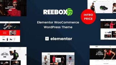 Reebox v1.0.8 Elementor WooCommerce WordPress Theme