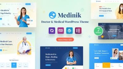 Medinik v1.2.3 – Doctor & Medical WordPress Theme