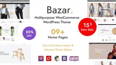 Bazar v1.2 – Multipurpose WooCommerce WordPress Theme