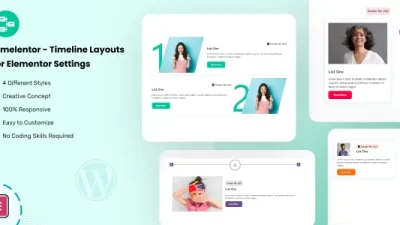 Timelentor v1.0 – Timeline Layouts for Elementor