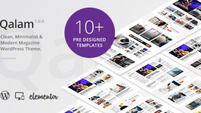 Qalam v1.9.0 – NewsPaper and Magazine WordPress Theme