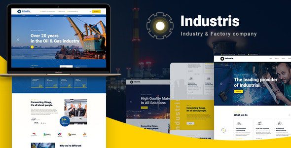 Industris v1.0.7 – Factory & Business WordPress Theme