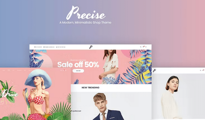 Precise Nulled A Modern Minimalistic Shop Theme Free Download