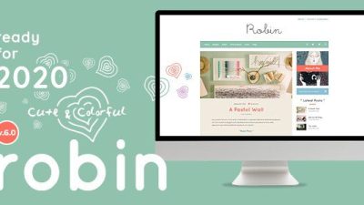 Robin v7.0.6 – Cute & Colorful Blog Theme