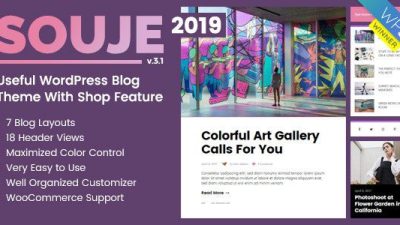 Souje v5.0.6 – Personal WordPress Blog Theme