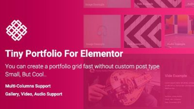 Tiny Portfolio Widget For Elementor v1.0.7.4