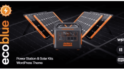 EcoBlue v1.2.0 – Power Station & Solar Kits WordPress Theme
