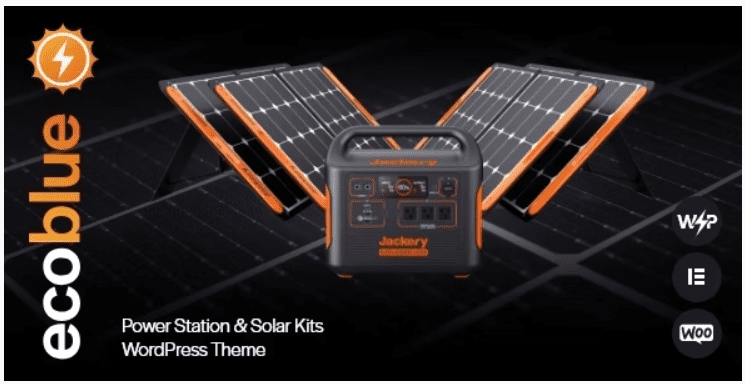 EcoBlue v1.2.0 – Power Station & Solar Kits WordPress Theme